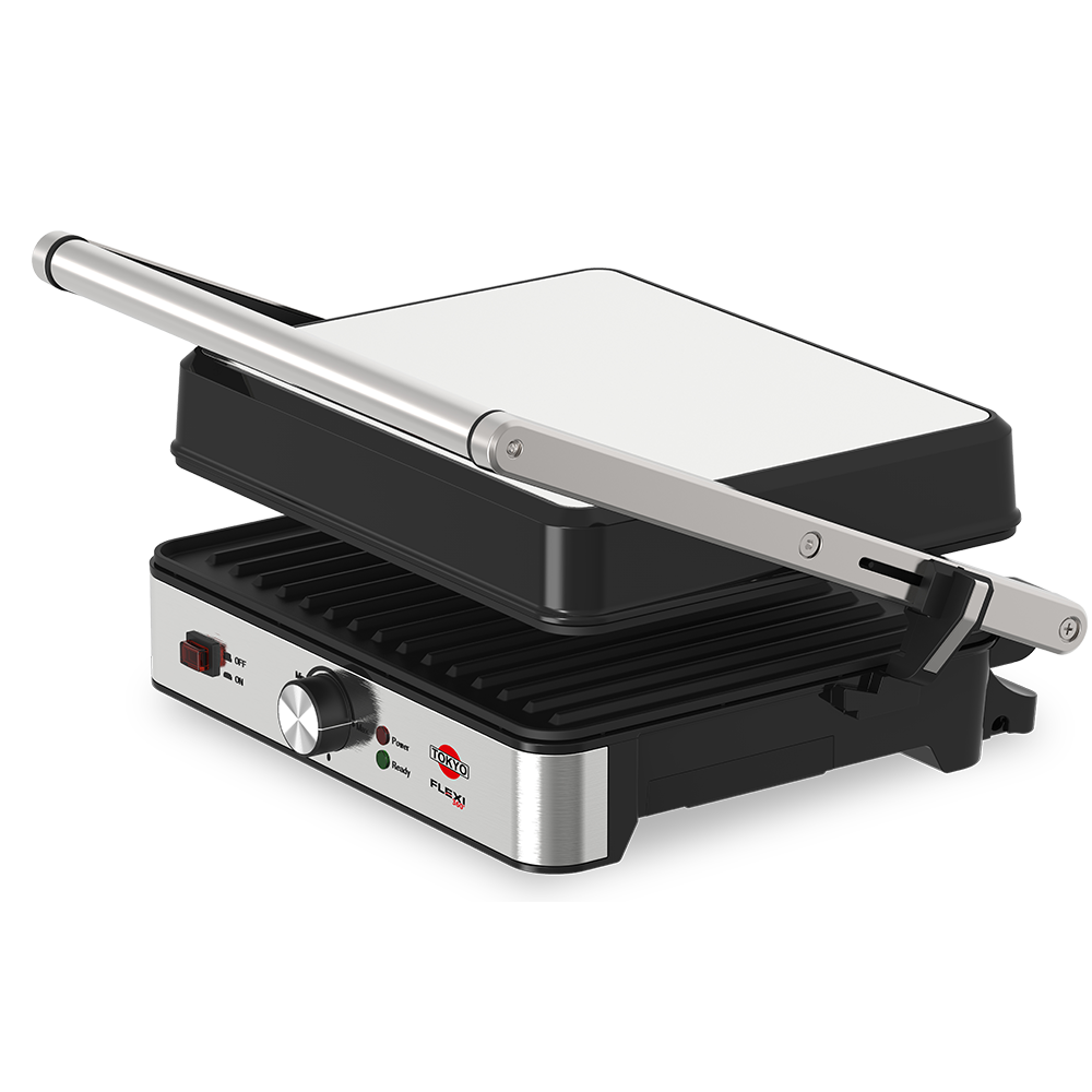 CHURRASQUERA PLANCHA GRILL TOKYO FLEXI 360 2000W. (EDTCHFLEX360-N)