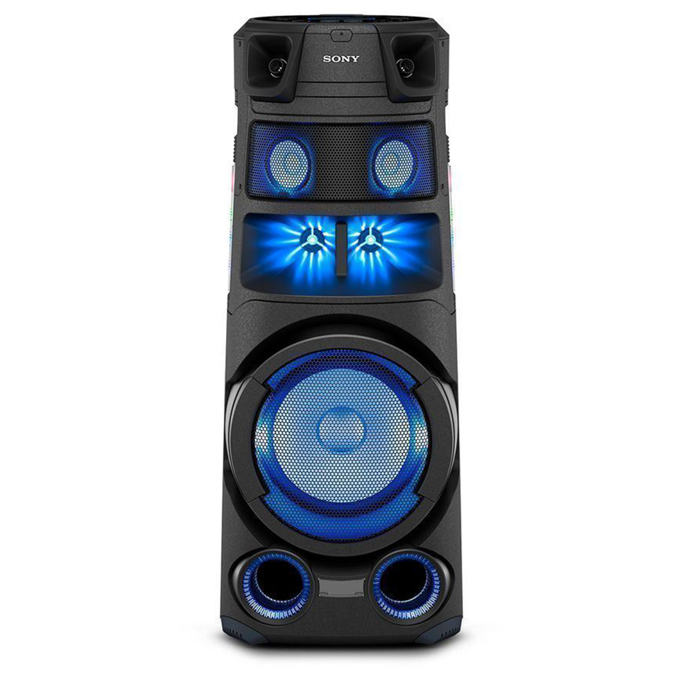 Parlante Bluetooth Sony Mhc-v13 Equipo De Musica Cd Color Negro